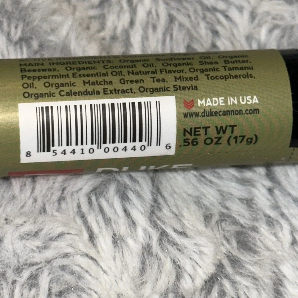 Duke Cannon Cannon Balm Tactical Lip Protectant SPF 15 Fresh Mint 0.56oz Large